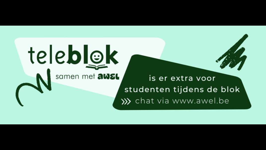 Teleblok is er extra voor studenten tijdens de blok